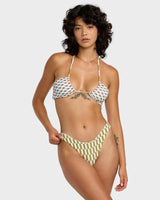 RVCA Womens Strange Ways Medium French Bikini Bottom