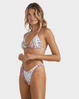 Billabong Womens Dyed Pretty Panelled Triangle Bikini Top