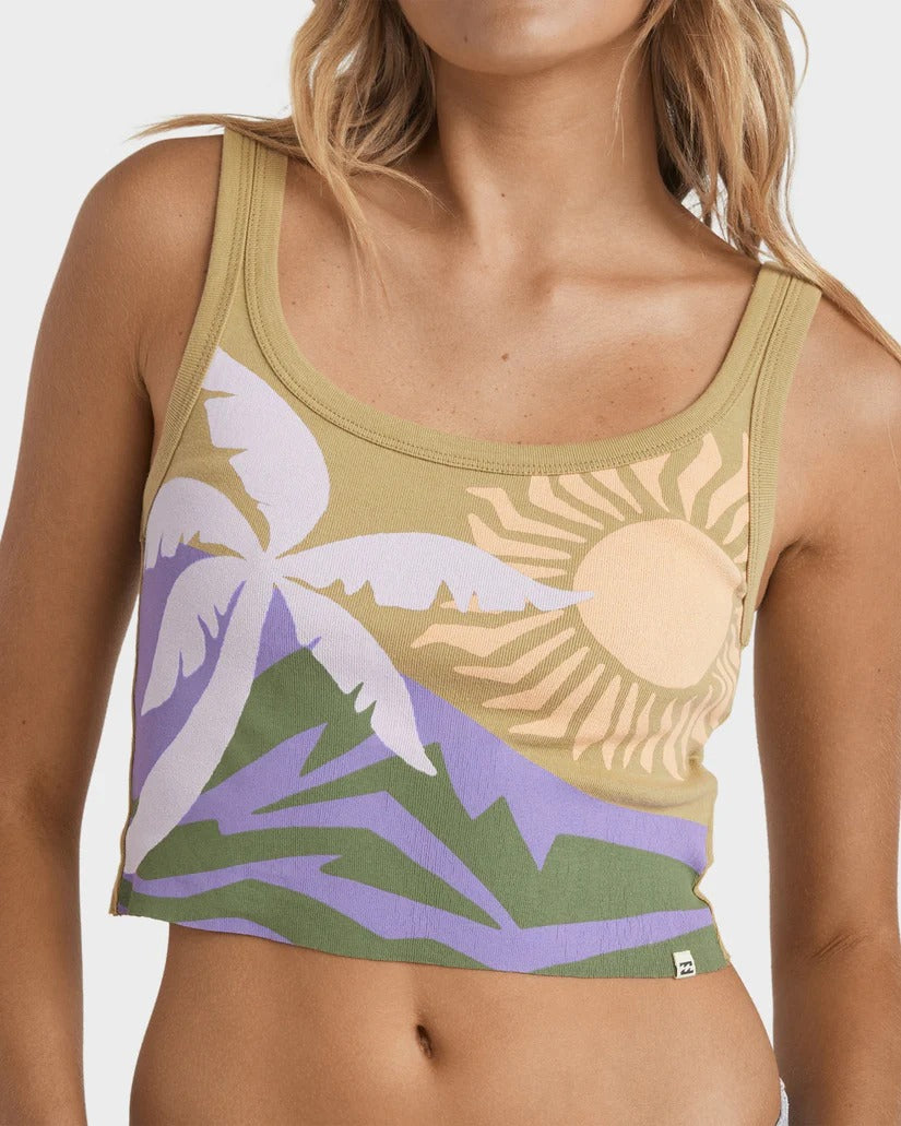 Billabong Womens Feel The Heat Tank Top