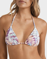 Billabong Womens Dyed Pretty Panelled Triangle Bikini Top