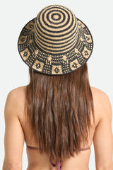 Brixton Redding Packable Straw Bucket Hat