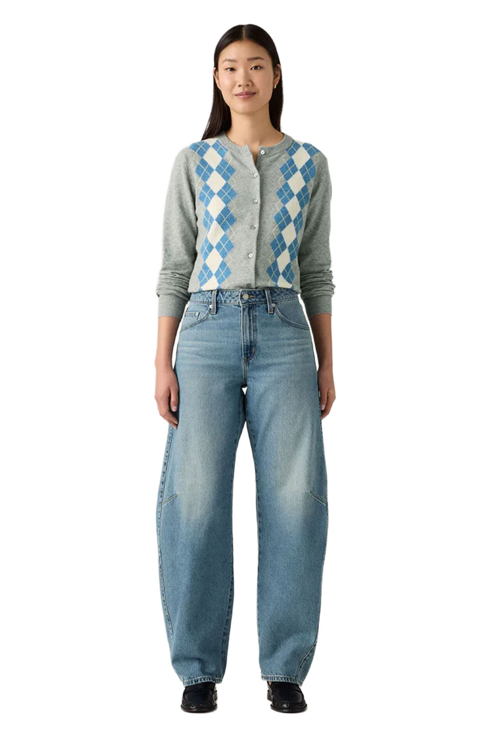 Levi's Womens Baggy Dad Barrel Jeans