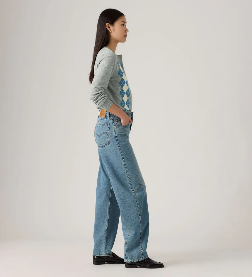 Levi's Womens Baggy Dad Barrel Jeans