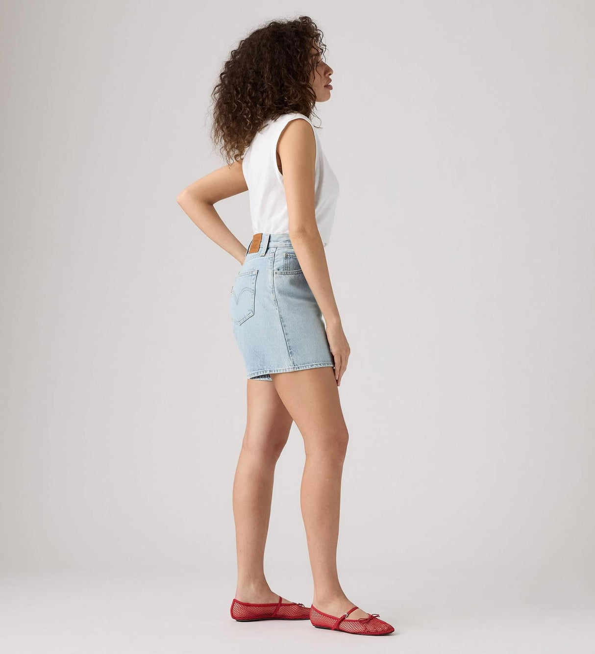 Levi's Womens High-Rise Baggy Shorts
