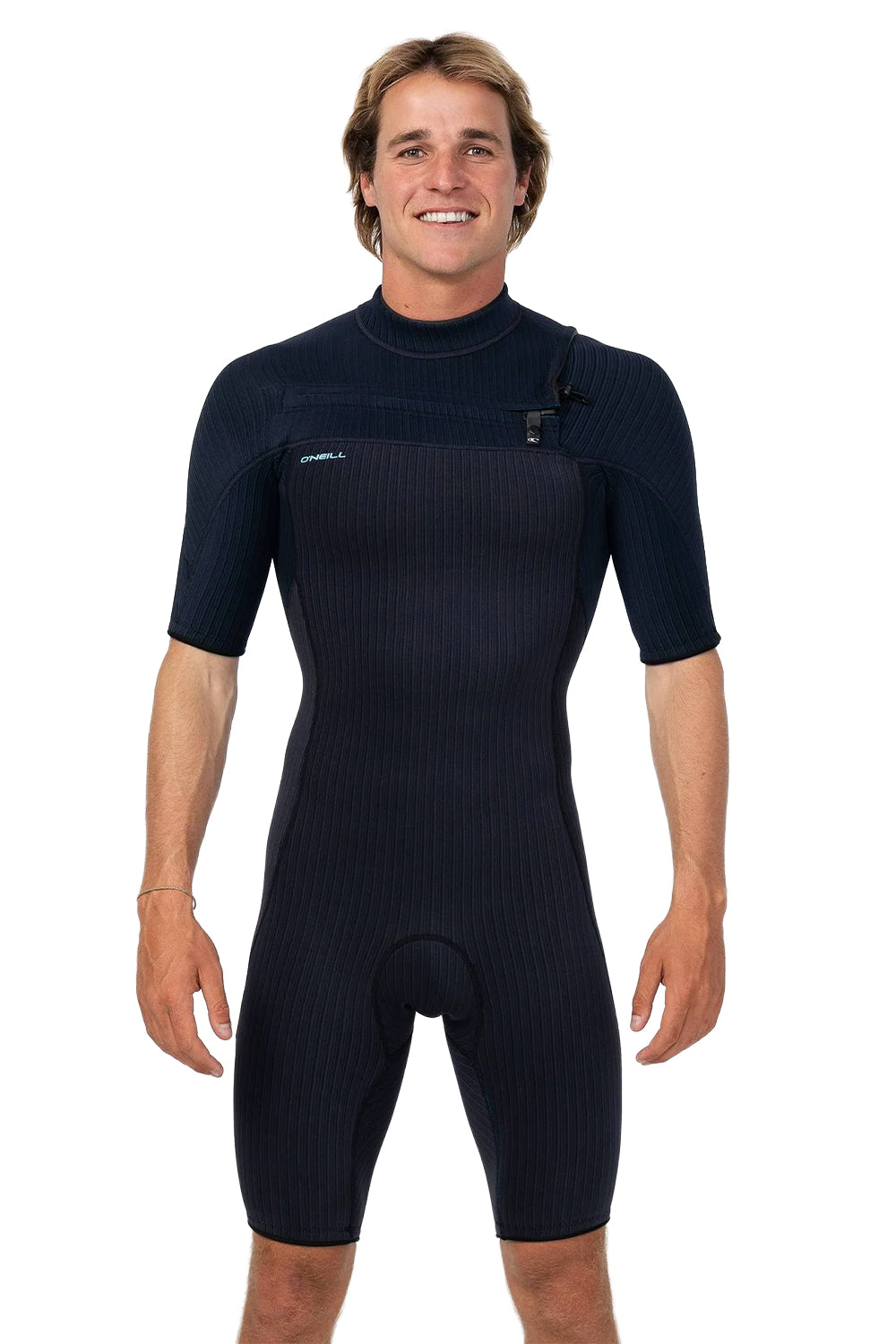 O'Neill Men's HyperX FL 2mm Short Sleeve Chest Zip Springsuit