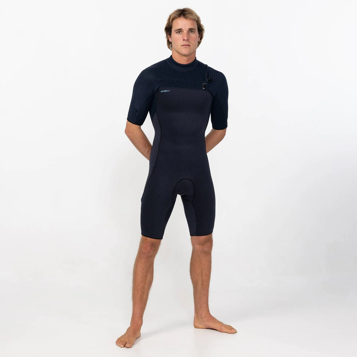 O'Neill Men's HyperX FL 2mm Short Sleeve Chest Zip Springsuit