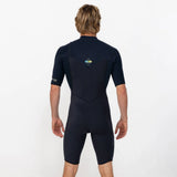 O'Neill Men's HyperX FL 2mm Short Sleeve Chest Zip Springsuit