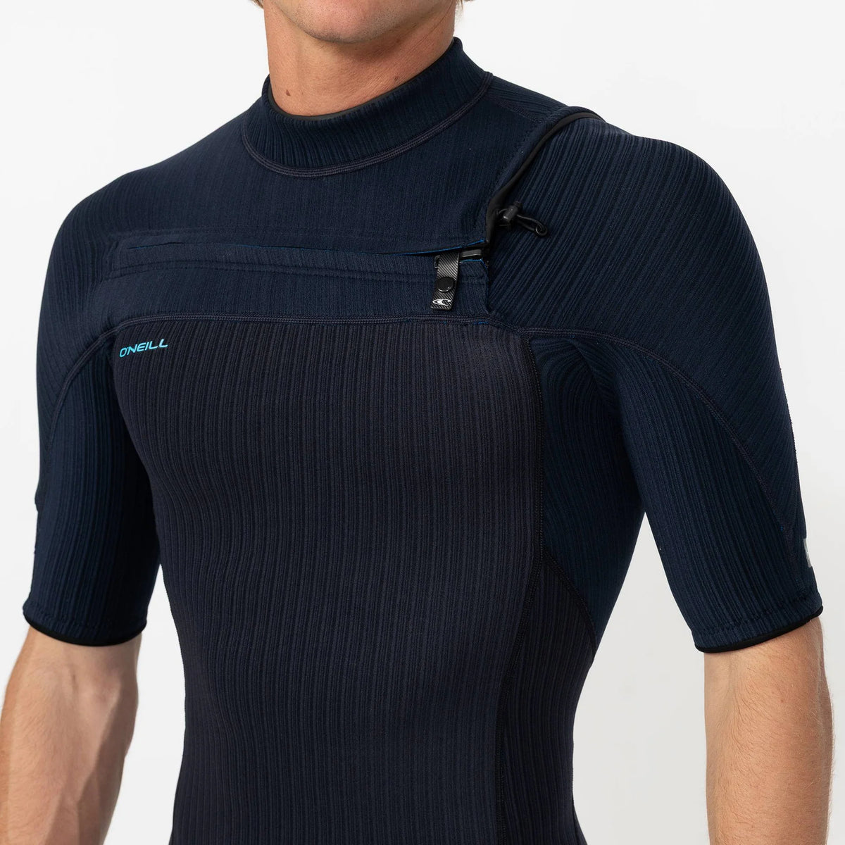 O'Neill Men's HyperX FL 2mm Short Sleeve Chest Zip Springsuit