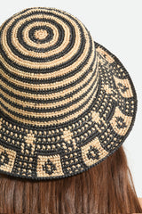 Brixton Redding Packable Straw Bucket Hat