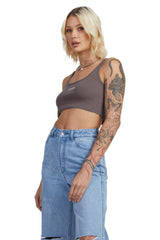 RVCA Womens Old Cropped Tank