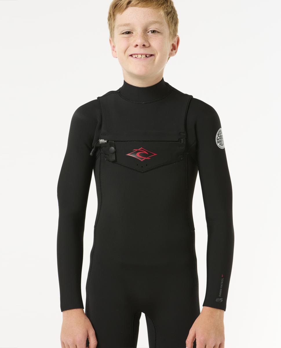 Rip Curl Kids Dawn Patrol Chest Zip 3/2mm Steamer