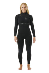 Rip Curl Womens E Bomb 32mm GB Chest Zip Steamer