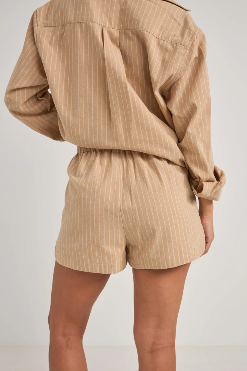 Rhythm Womens Byron Striped Short