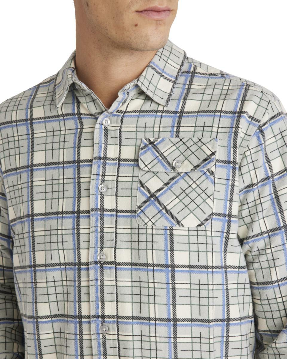 RVCA Mens Treets Long Sleeve Shirt