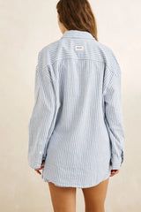 Rhythm Vista Stripe Oversized Shirt