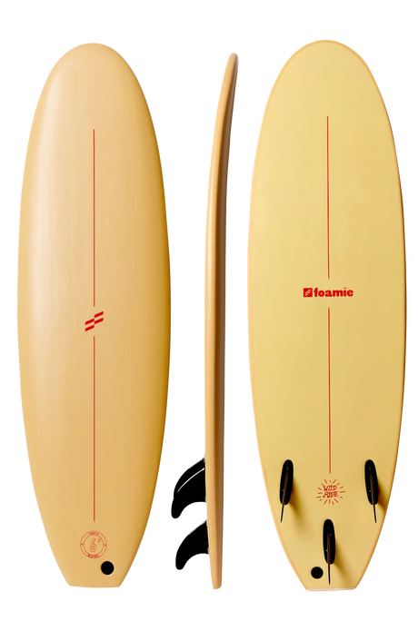 6ft Foamie Wildride Softboard - Fins Included