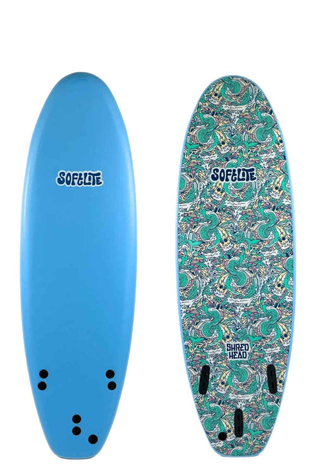 6'0 Softlite Shred Head Softboard - Comes with Fins
