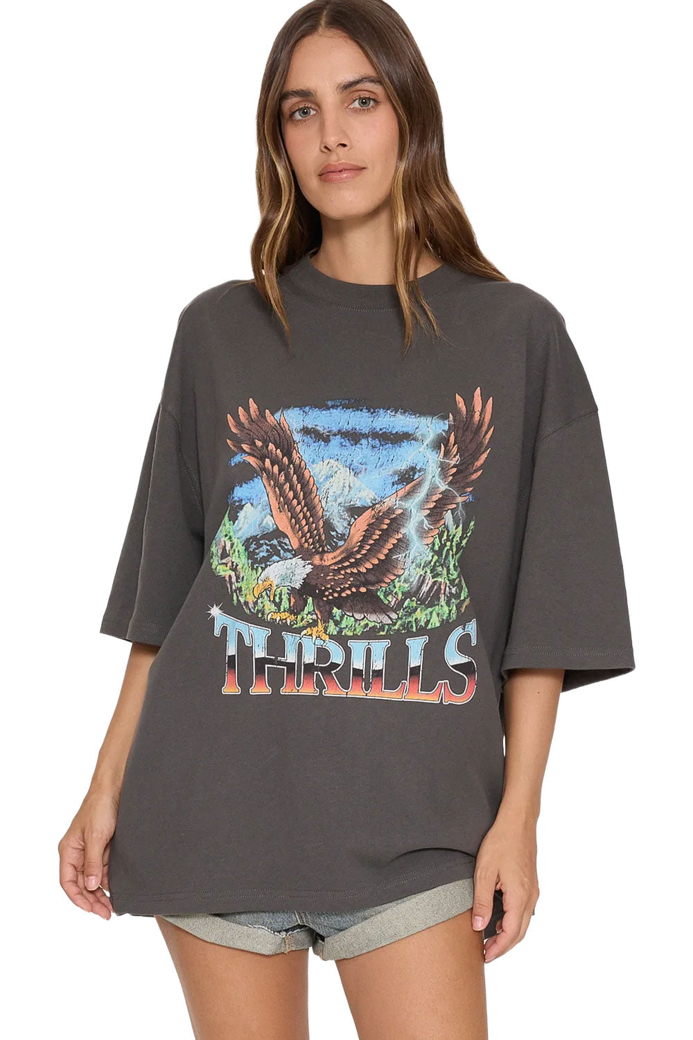 Thrills Seen & Heard Oversized Tee