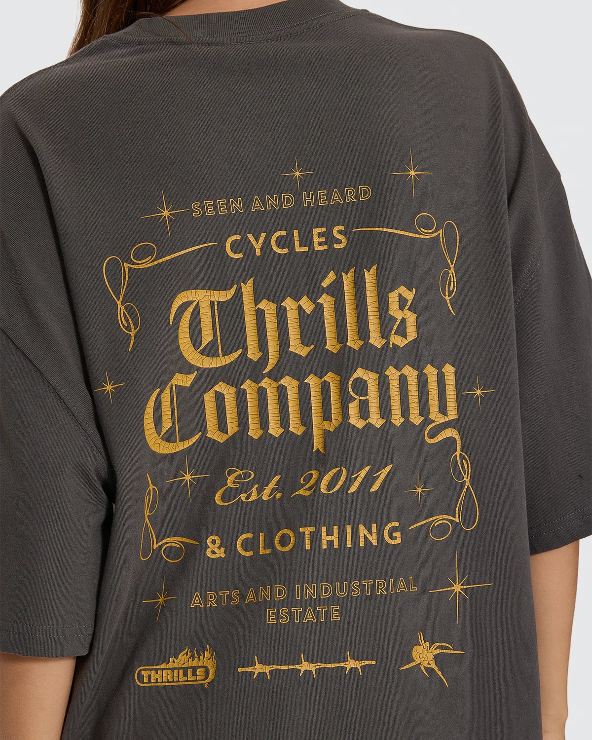 Thrills Seen & Heard Oversized Tee