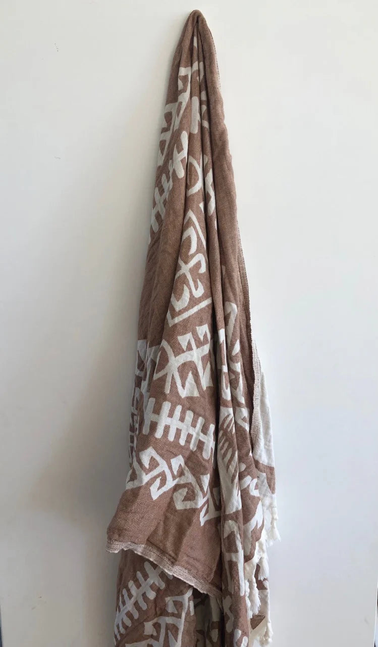 Salty Shadows Aztec Turkish Towel