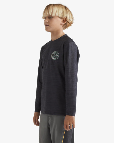 Billabong Boys 8-16 Rotor Shorline Long Sleeve Rash Vest