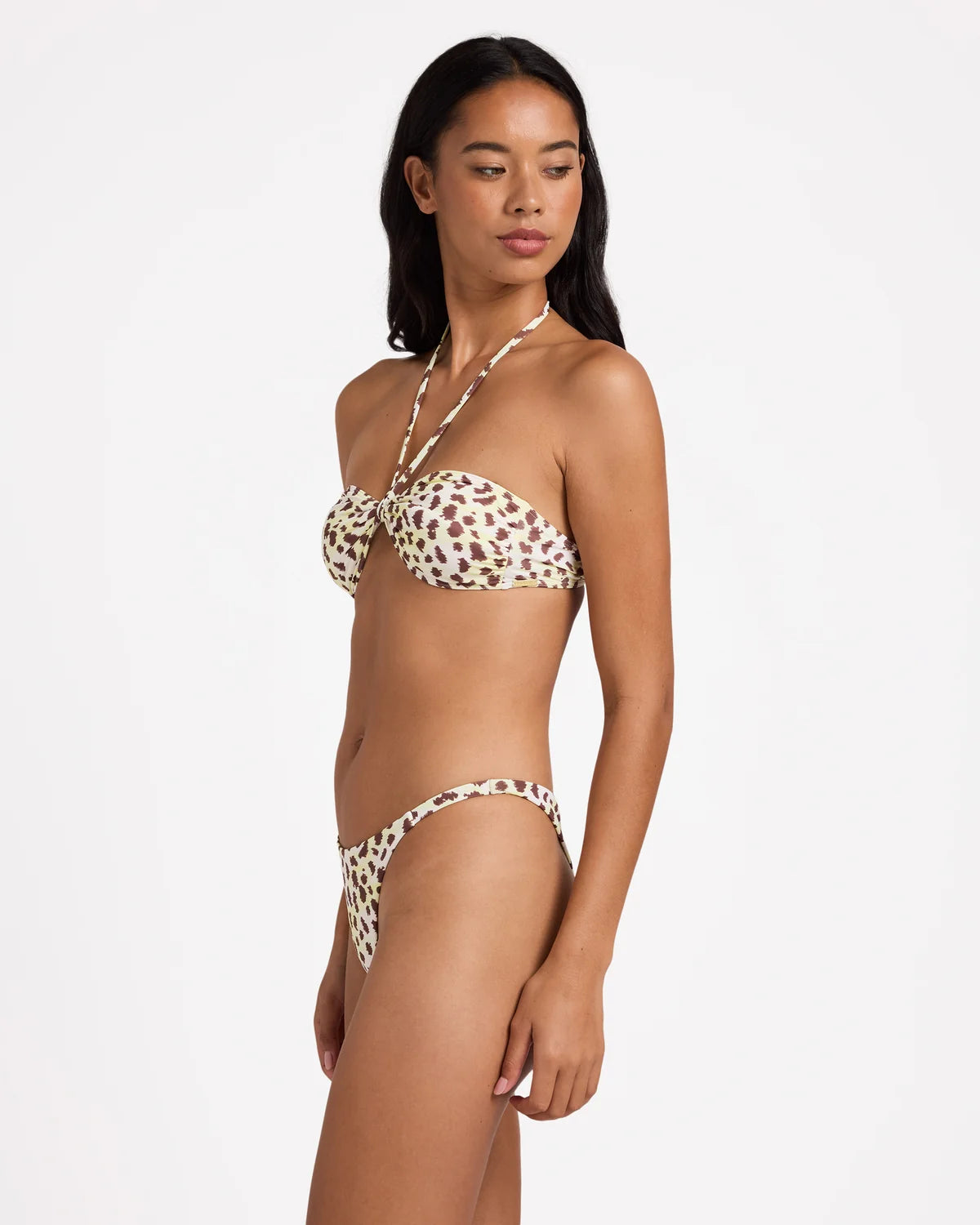 Billabong Womens Tides Rave Halter Bandeau Bikini Top