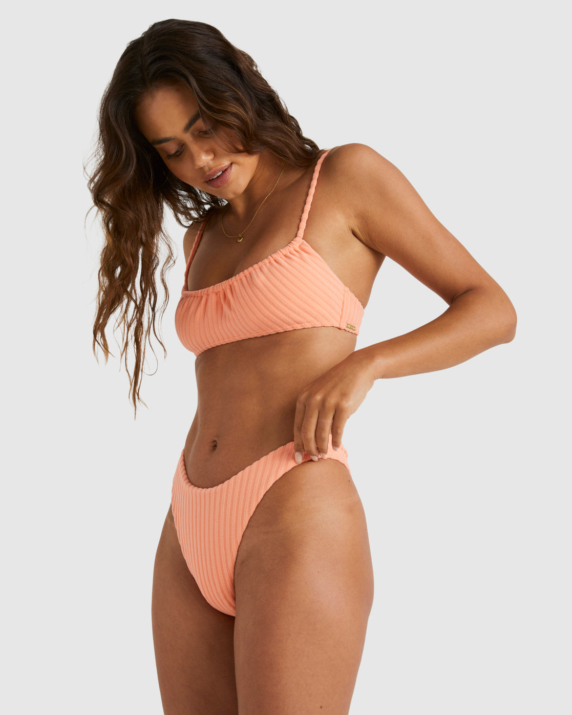 Billabong Terry Rib Skimpy Hike Bikini Bottom