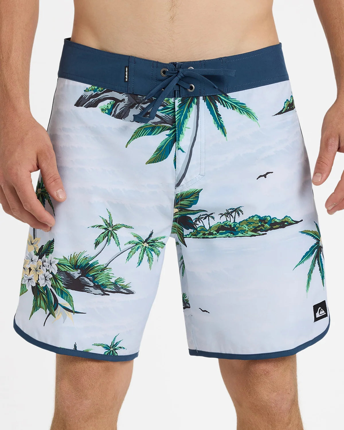 Quiksilver Mens Surfsilk Scallop 18" Boardshorts