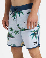 Quiksilver Mens Surfsilk Scallop 18" Boardshorts
