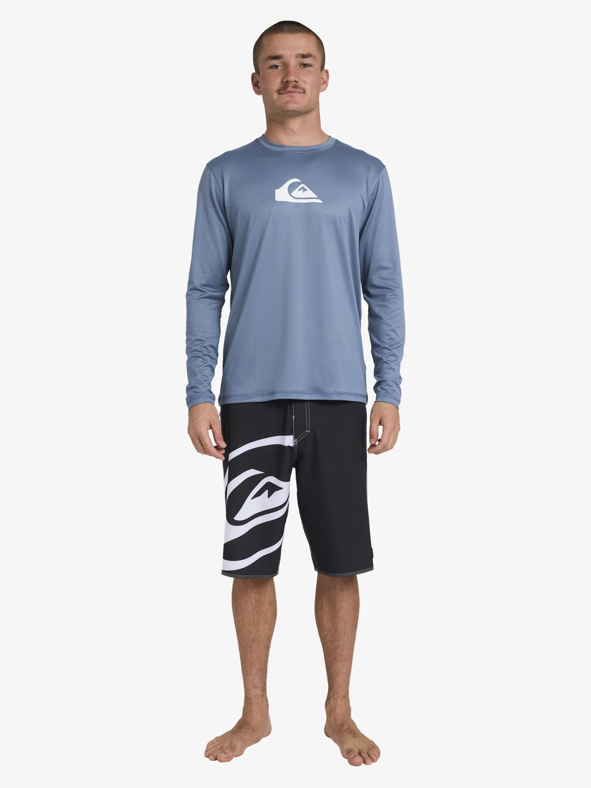 Quiksilver Mens Solid Streak Long Sleeve Surf Shirt