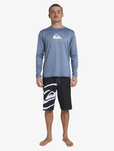 Quiksilver Mens Solid Streak Long Sleeve Surf Shirt