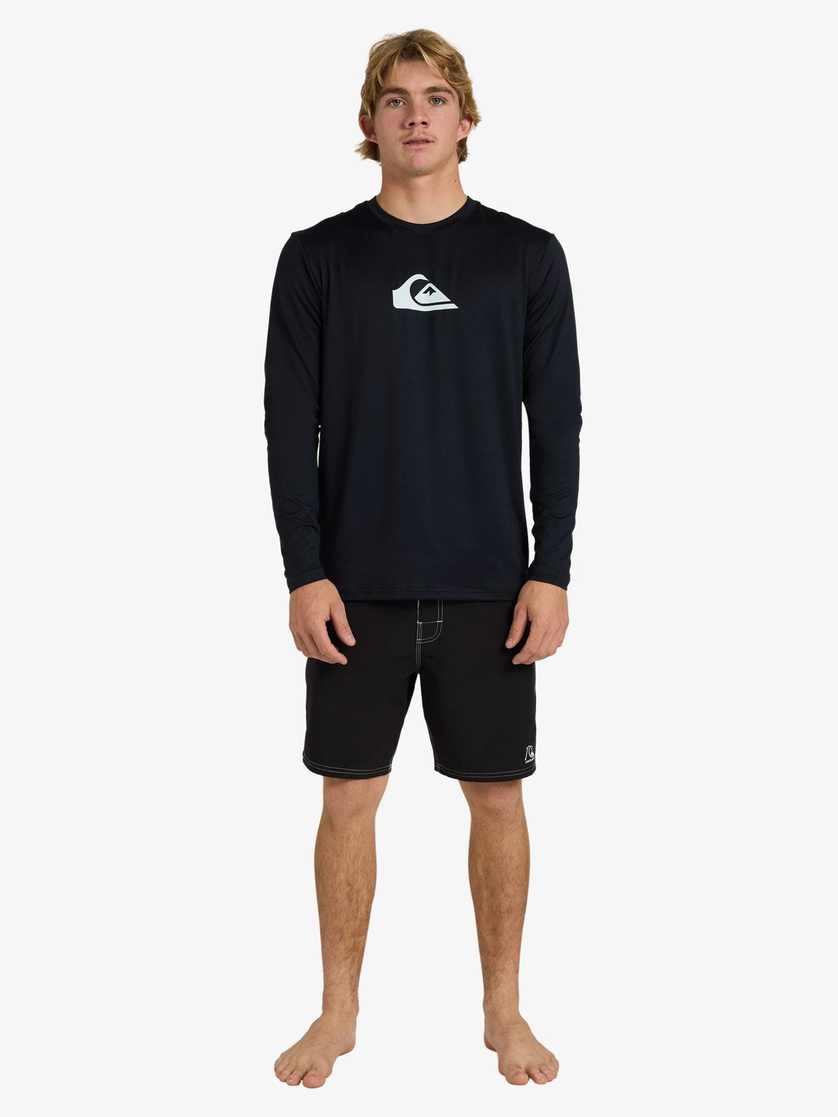 Quiksilver Mens Solid Streak Long Sleeve Surf Shirt