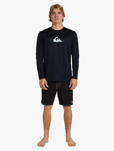 Quiksilver Mens Solid Streak Long Sleeve Surf Shirt