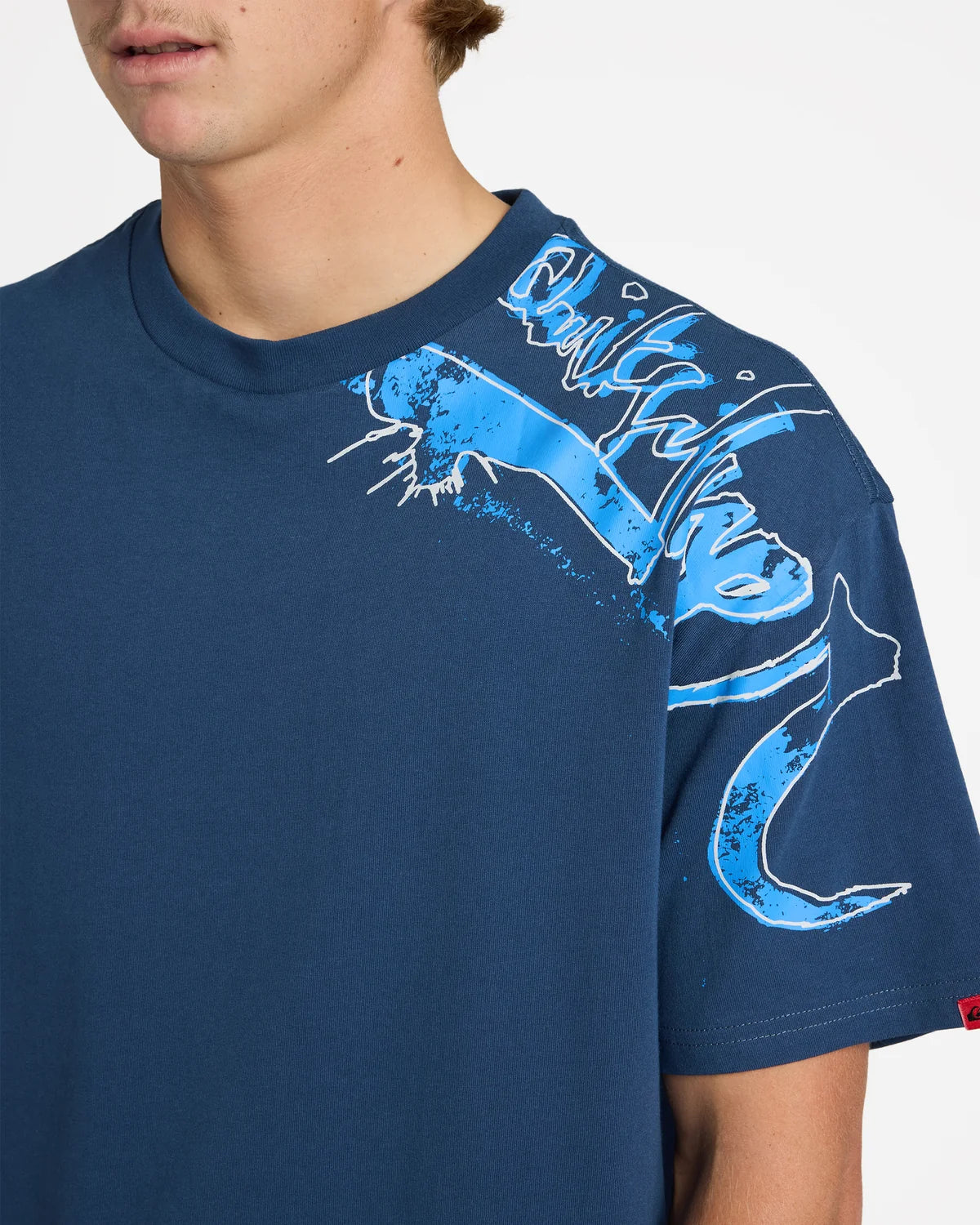 Quiksilver Mens YG Scrawled Oversized T-Shirt