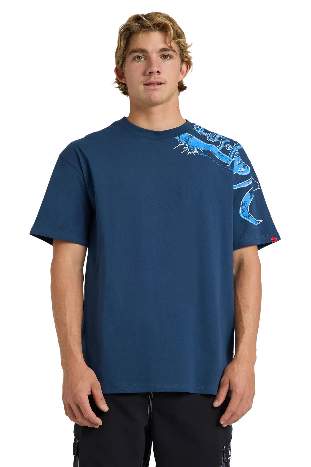 Quiksilver Mens YG Scrawled Oversized T-Shirt