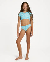 ROXY Girls 8-16 Cargo Dreams Crop Two Piece Lycra Set