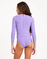 ROXY Girls 8-16 The Girls Long Sleeve One Piece Swimsuit