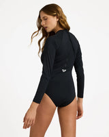 ROXY Womens Essentials Long Sleeve One Piece Back Zip Rash Vest