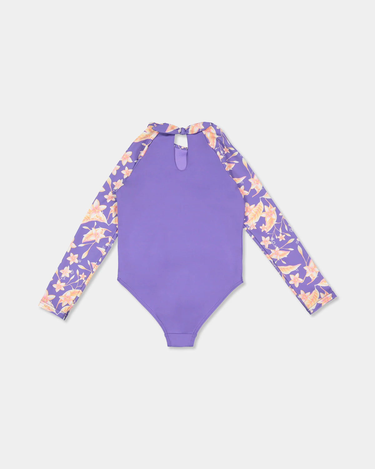 ROXY Girls 2-7 Plumeria Love Long Sleeve One Piece Swimsuit