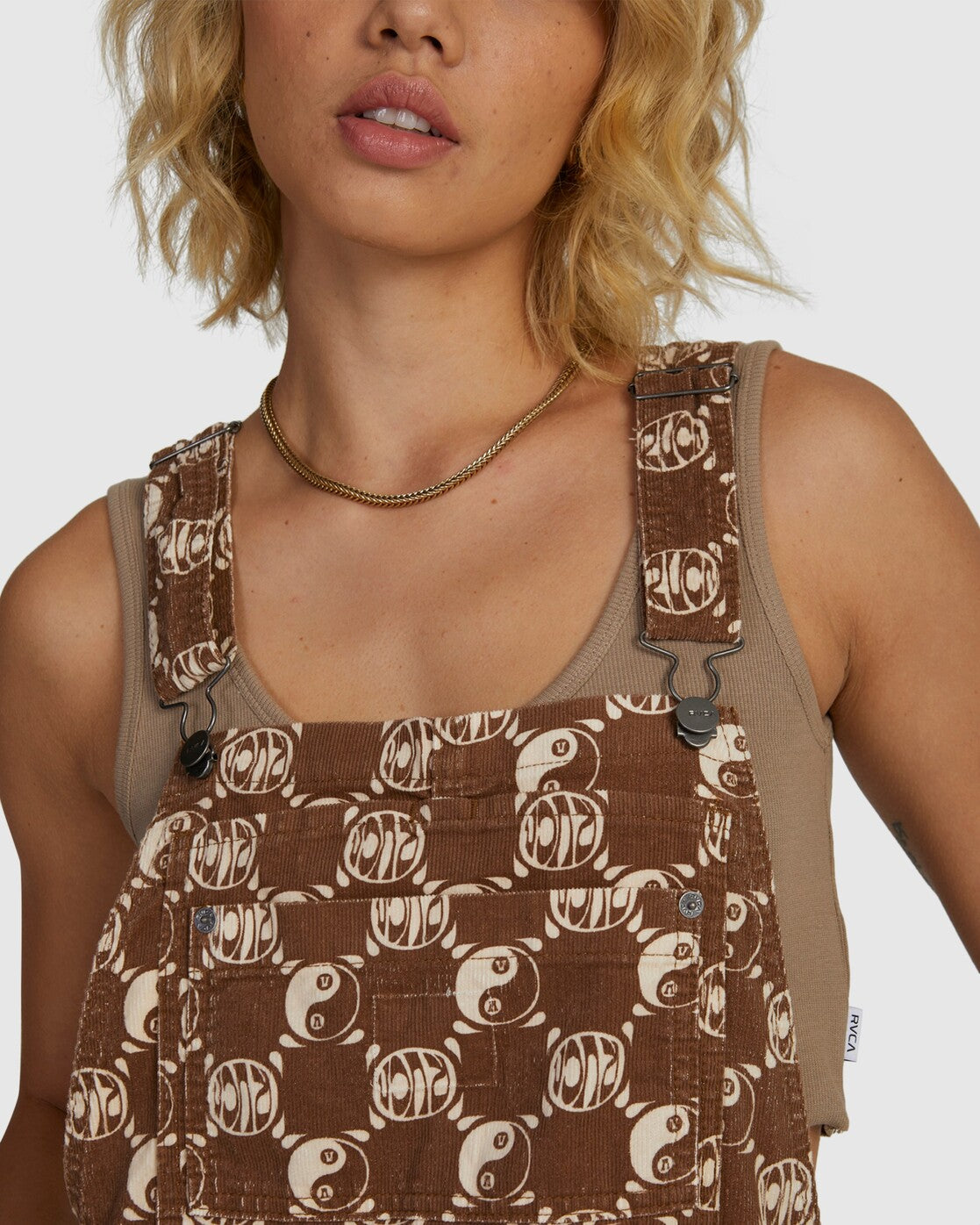 RVCA Womens Healing Sloucher Overalls