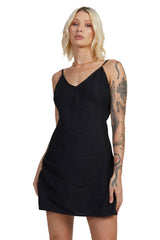 RVCA Womens Off Duty Bias Mini Dress