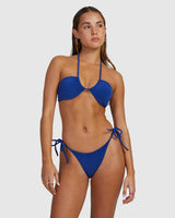 RVCA Tezzy Solid Halter Bikini Top