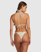 RVCA Womens Ground Cover Slide Halter Bikini Top