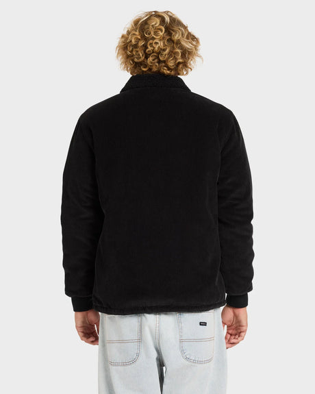 RVCA Mens Station Cord Coach Jacket
