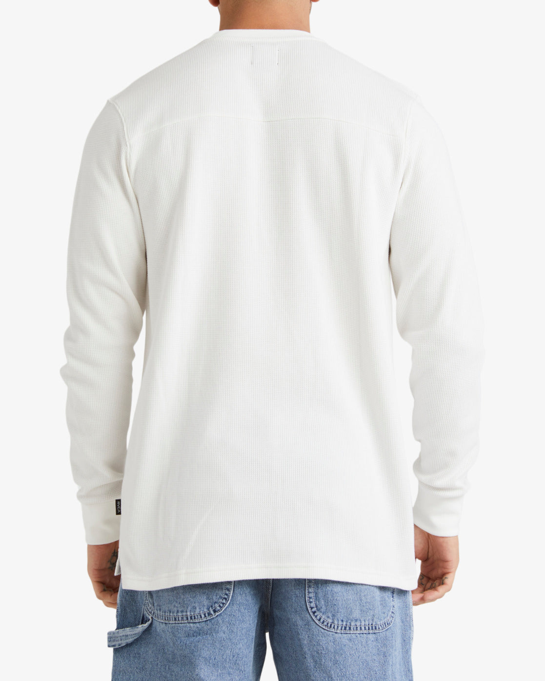 RVCA Mens Haru Waffle L/S T-Shirt