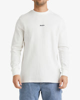 RVCA Mens Haru Waffle L/S T-Shirt