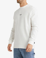 RVCA Mens Haru Waffle L/S T-Shirt