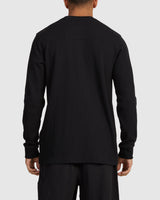 RVCA Mens Haru Waffle L/S T-Shirt