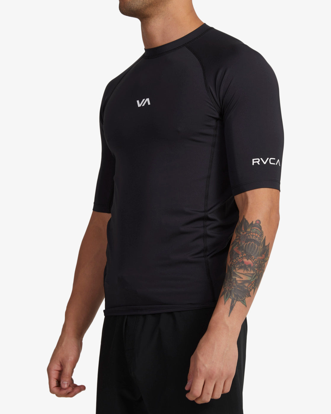 RVCA Mens VA Short Sleeve Rashshirt
