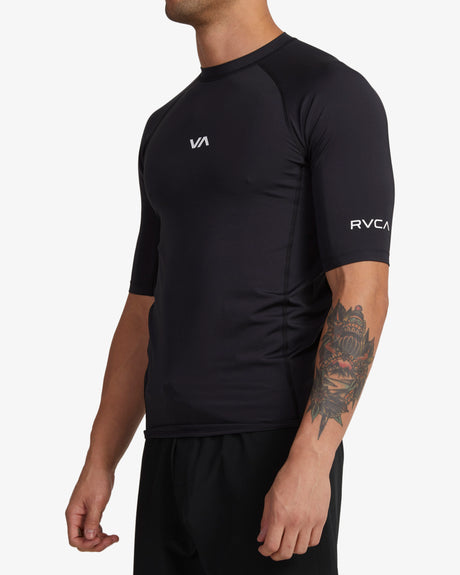 RVCA Mens VA Short Sleeve Rashshirt